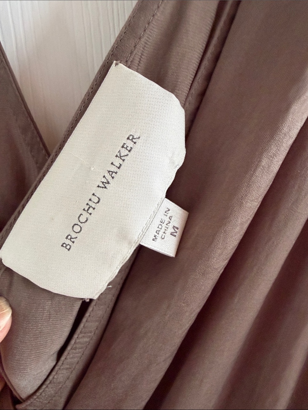 Brochu Walker Taupe Nyssa Wide Leg Jumper Size M - Picture 7 of 11